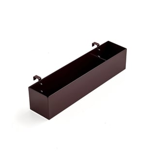 Tarvikelaatikko projektipöytään TEAMWORK, viininpunainen