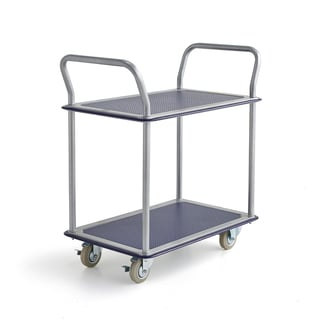 Hilluvagn VESSEL, 2 hillur, 120 kg, 790x480 mm