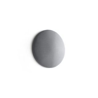 Ljudabsorbent POLY, välvd cirkel, Ø550x140 mm, väggmonterad, ljusgrå