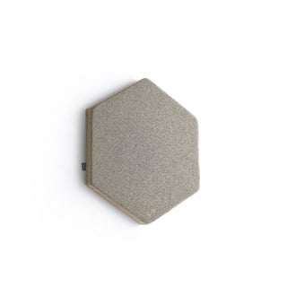 Akustinė plokštė POLY, šešiakampė, 600x600x56 mm, beige