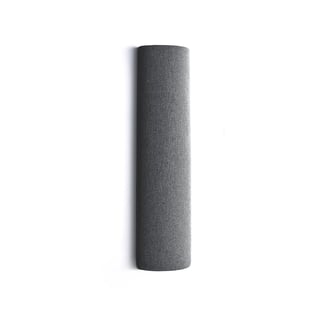 Lydabsorbent POLY, halvsylinder, Ø280 H1000 mm, veggmontert, lys grå