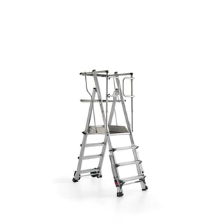 Magacinske merdevine ATOP, 3-4 stepenika, 710-890 mm