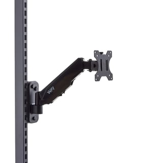 Skærmholder til arbejdsbord ROBUST/SOLID/VERVE, justerbar arm, gasfjeder, 8 kg