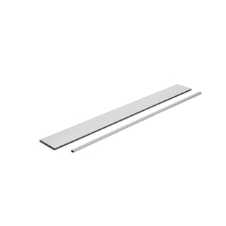 Bottom shelf for workbench MOTION, 2500x600 mm, light grey