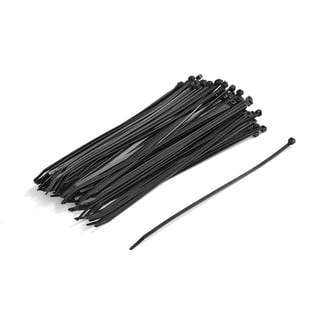Nippusiteet, 4,8x280 mm, musta, 100 kpl