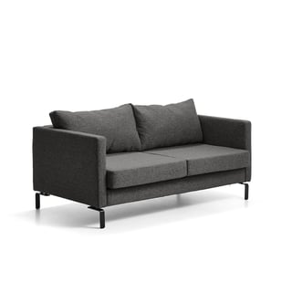 Sofa HARMONY, 2,5-personers, stof GAVA, antracit