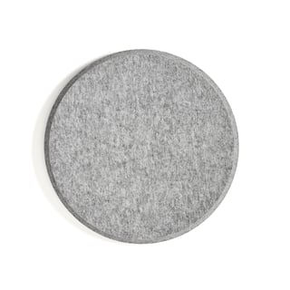 Akustikpanel SATELLITE, Wandmontage, Ø 780 mm, grau