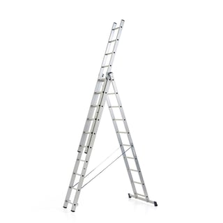 Kombinējamas kāpnes MATTERHORN, 3 daļas, 3x10 pakāpieni, 4350 mm