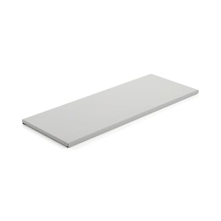 Plaukts metāla skapim CLICK, 910x350 mm, pelēks