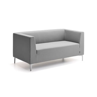 Pohovka CASUAL, 2-miestna, látka CURA, šedá