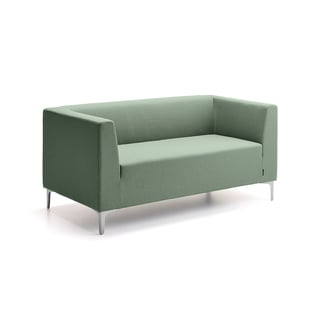 2-personers sofa CASUAL, stof CURA, mørkegrøn