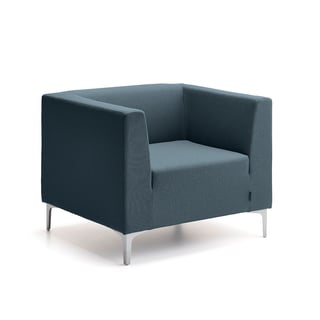 Armchair CASUAL, fabric CURA, navy blue