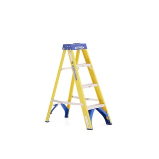 Professionelle Stufenleiter aus Fiberglas LOFTY, 4 Stufen, H 1120 mm
