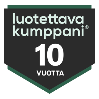 Luotettava kumppani 10 vuotta