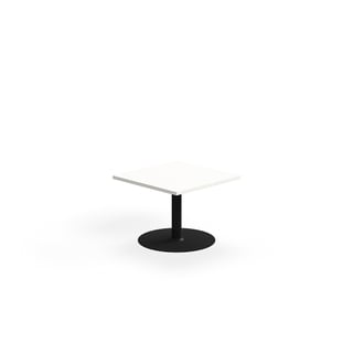 Kafe sto VERTICUS, 700x700x500 mm, bela/crna