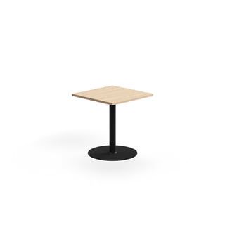 Pöytä VERTICUS, 700x700x720 mm, tammi/musta