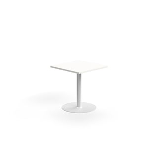 Stół VERTICUS, 700x700x720 mm, biały