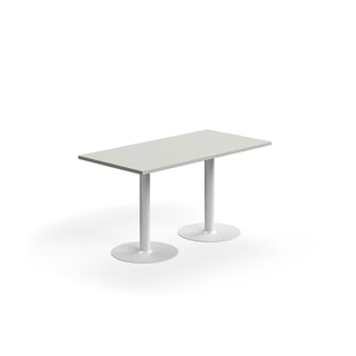 Bord VERTICUS, 1400x700x720 mm, vit/ljusgrå
