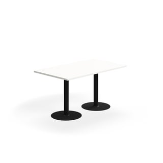 Table VERTICUS, 1400x800x720 mm, white/black