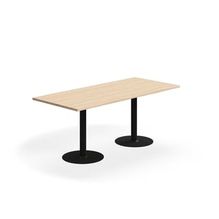 Table VERTICUS, 1800x800x720 mm, oak/black