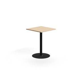 Baaripöytä VERTICUS, 700x700x900 mm, tammi/musta