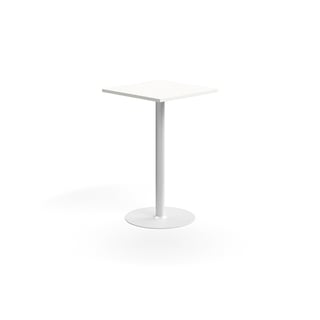 Stehtisch VERTICUS, 700x700x1100 mm, Weiß
