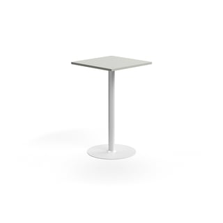 Stehtisch VERTICUS, 700x700x1100 mm, hellgrau/weiß