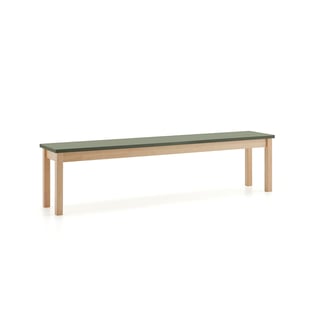 Sittbänk ZET, 1800x360mm, mörkgrön