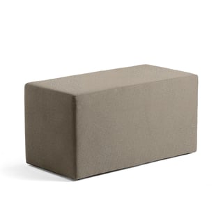 Puff CASUAL, B1000 D500 mm, stoff CURA taupe
