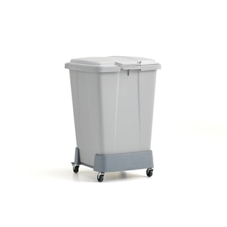 Prügikast OLIVER, 90 l, hall kaas ja käru