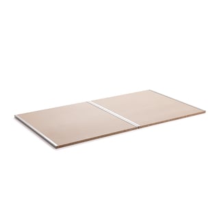 Hyllplan TOUGH, spånskiva, inkl. förstärkningsskena, 1800x1000 mm