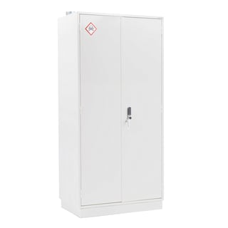 Ohňovzdorná skriňa na chemikálie s el. zámkom FORMULA, 2095x1000x450 mm