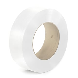 Verpakkingsband, PP-band, b 12 mm, l 3000 m, wit