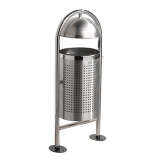 Modern outdoor waste bin CHELSEA, 28 L