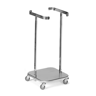 Refuse bag holder, 670x340x340 mm, 60 L, galvanised