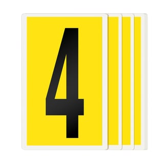 Self adhesive numbers 0-9, 230x140 mm