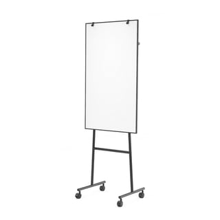 Mobile flip chart easel AMY, black