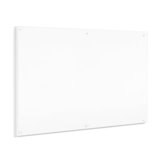 Frameless whiteboard, 2379x1176 mm, white edging