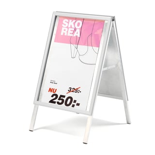 Reklamný stojan 500x700 mm, hliník