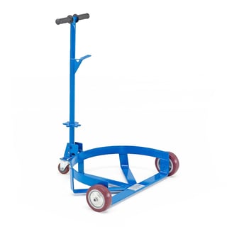 Low profile drum trolley, 500 kg load