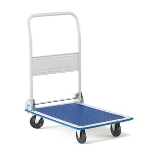 Folding platform trolley FOLD, 150 kg load, 480x720 mm