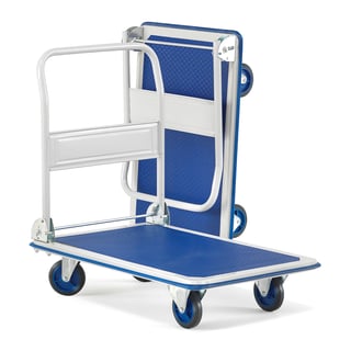 Folding platform trolley FOLD, 300 kg load, 610x905 mm