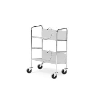 File trolley, 550x340x840 mm, grey