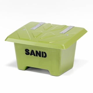 Grit bin, 400x690x540 mm, 65 L, green