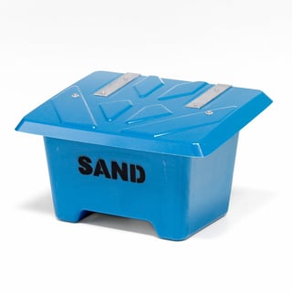 Grit bin, 400x690x540 mm, 65 L, blue