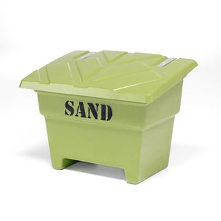 Grit bin, 850x1120x800 mm, 350 L, green