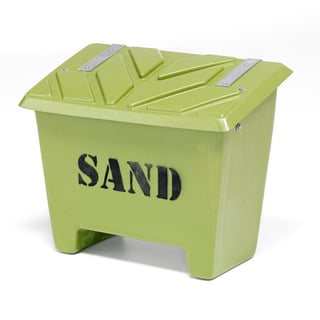 Grit bin, 660x840x510 mm, 130 L, green