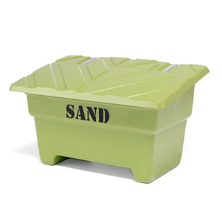 Sandlåda, 550 liter, grön