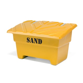 Sandlåda, 550 liter, gul