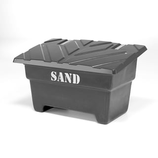 Sandkasse, 550 liter, svart